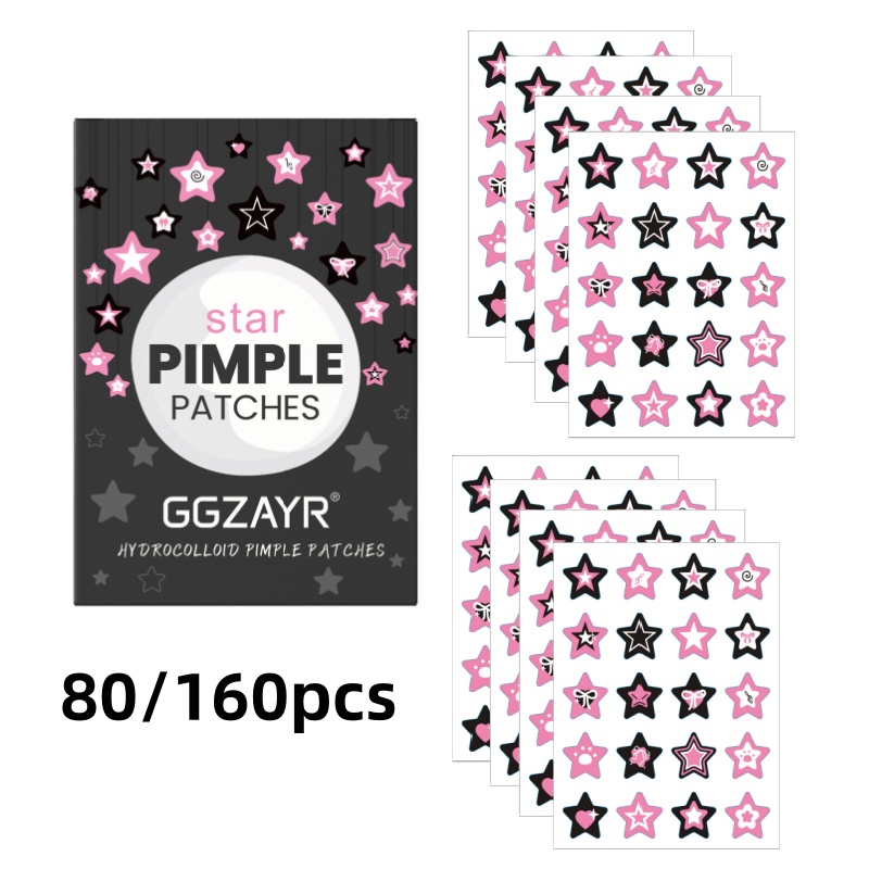 Skincare Gentle - Ensemble de patchs anti-acné en forme