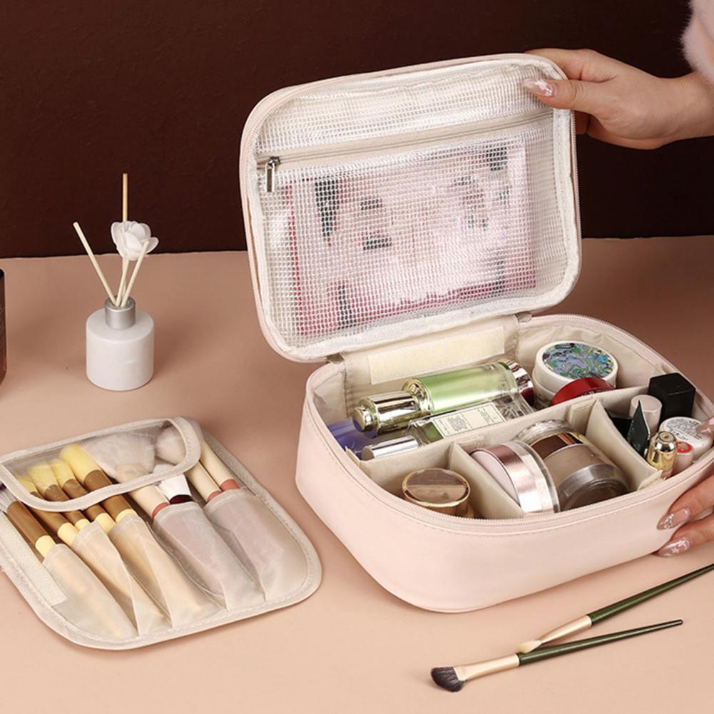 Skincare D'Alba - Trousse de Maquillage Grande Capacité avec