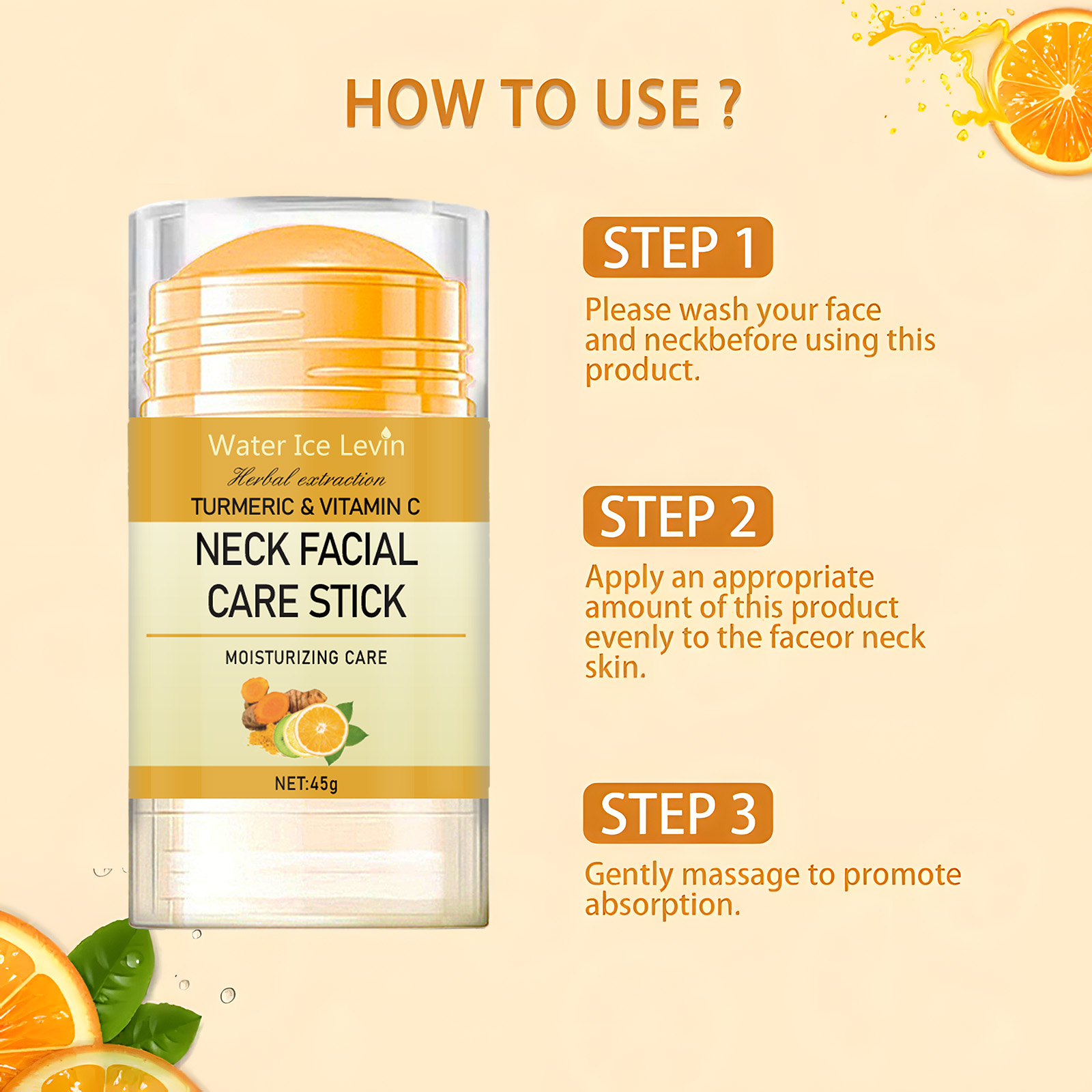Curcuma et vitamine C cou visa - Peptide Neck Cream avis et prix