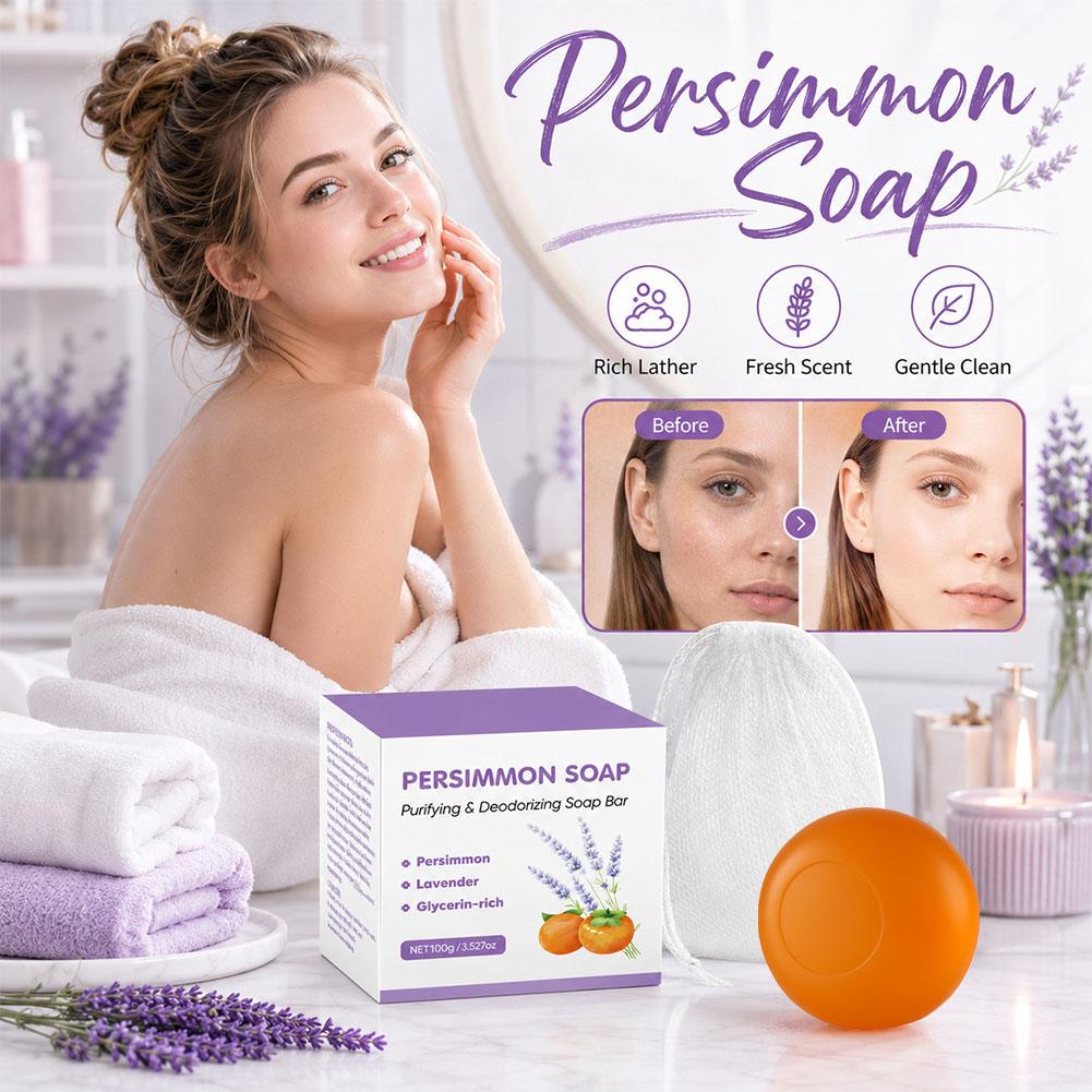 Savon Solide Persimmon & Lavan - Skincare Gentle avis et prix