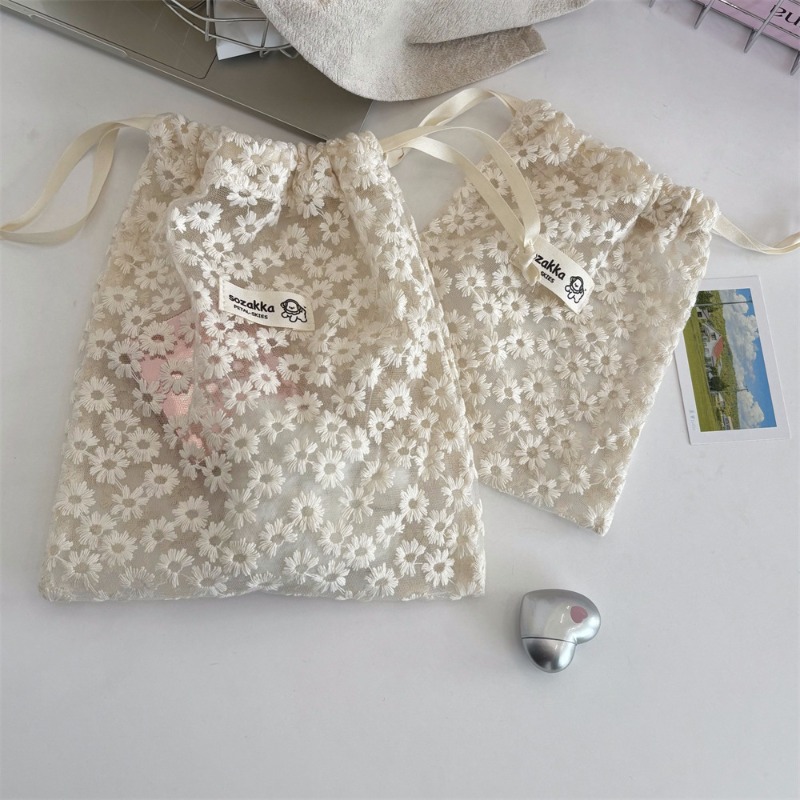 Pochette de maquillage à cordo - Skincare D'Alba avis et prix