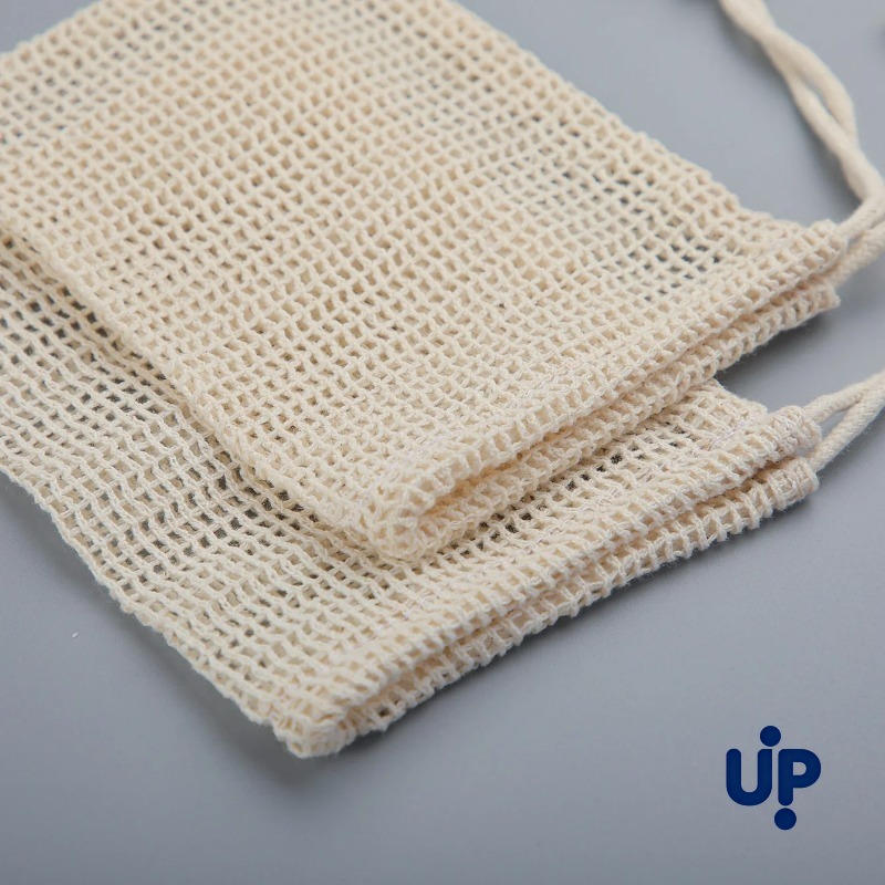 Sac à savon en coton naturel f - Skincare D'Alba avis et prix