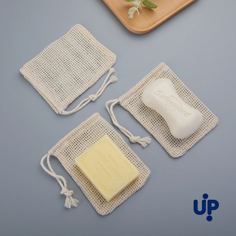 Sac à savon en coton naturel f - Skincare D'Alba avis et prix