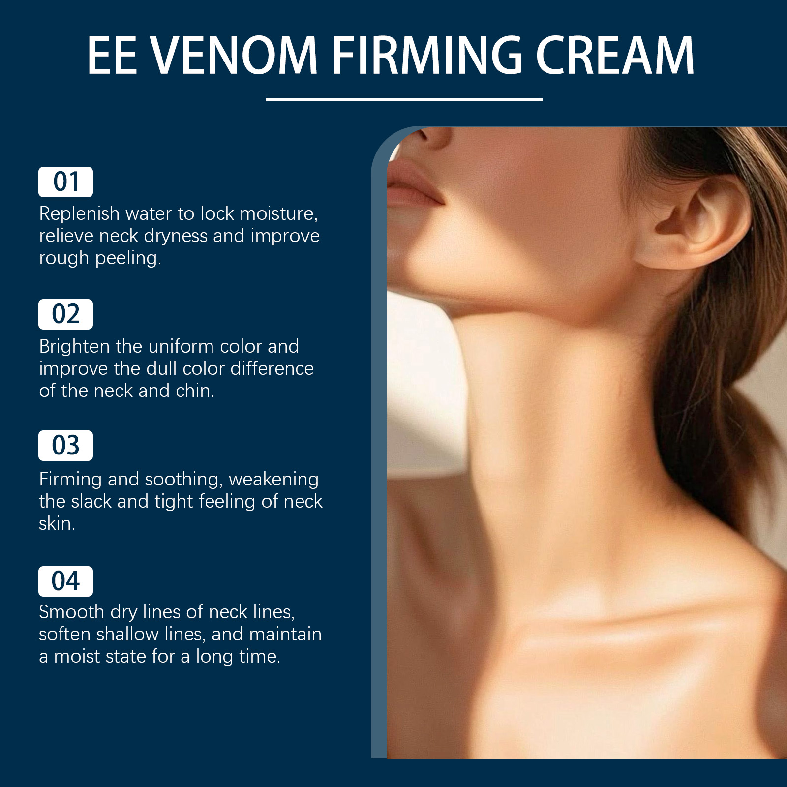 Crème raffermissante au venin  - Peptide Neck Cream avis et prix