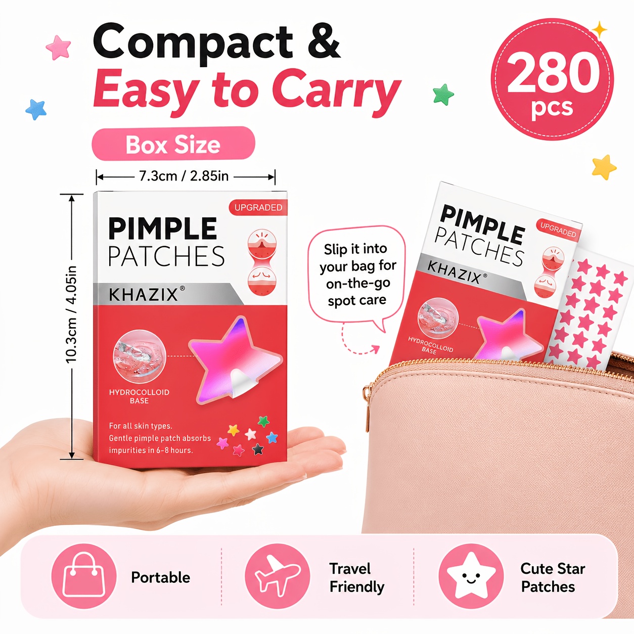 280 Patchs Étoiles Anti-Bouton - Skincare The Originote avis et prix